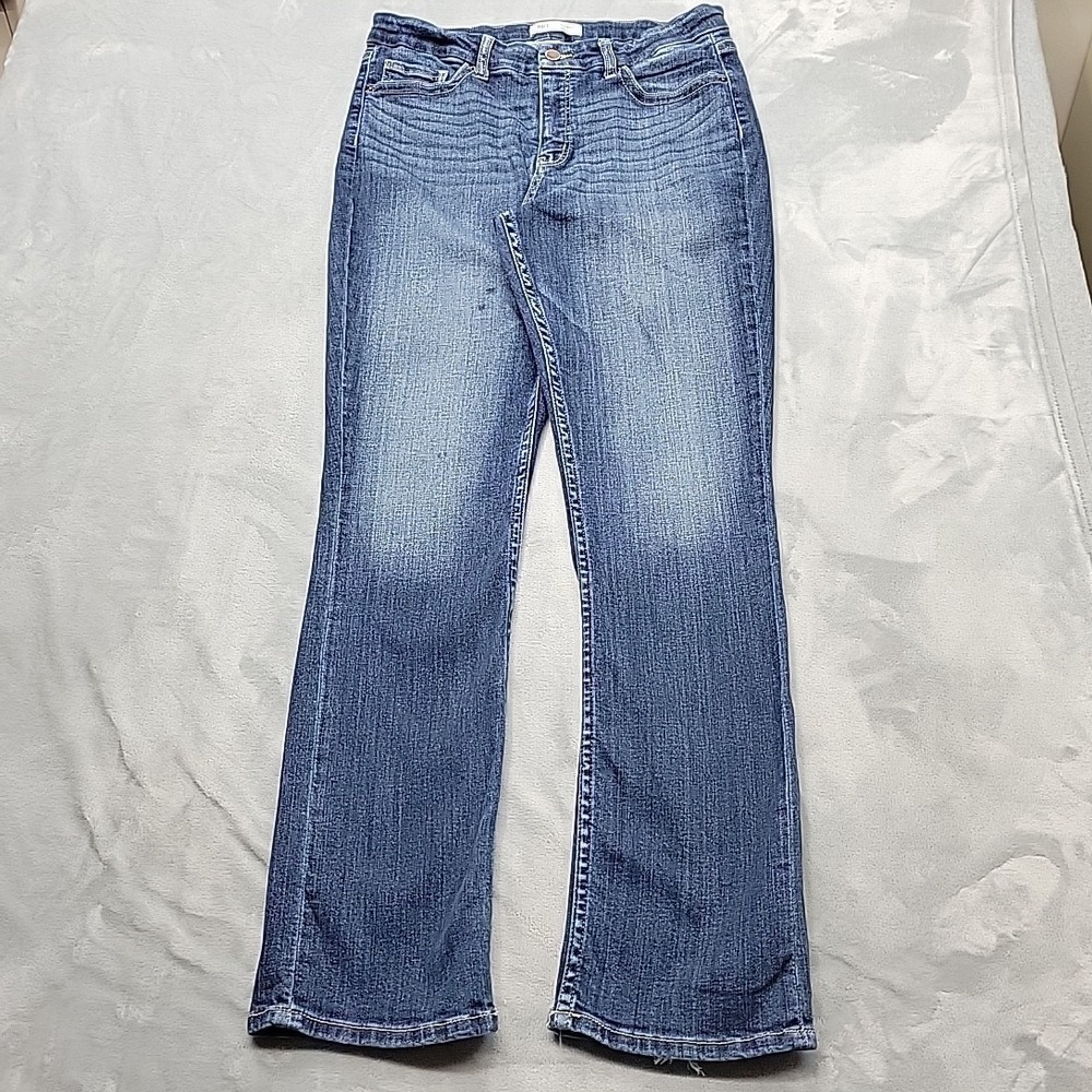 BKE Jeans Womens 30 Blue Gabby Curvy High Rise Straight Denim Y2K Casual